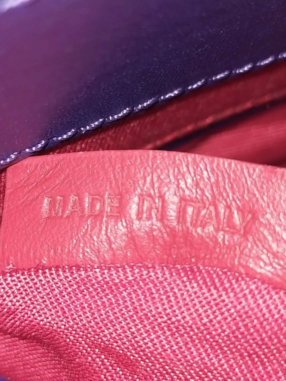 (S6) Christian Louboutin Crossbody Bag Purple Leather